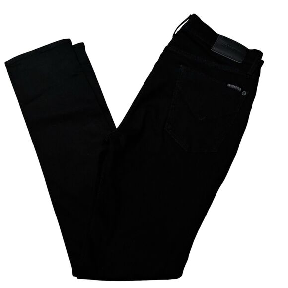 HUDSON Ace Skinny Jeans Men's 32x33 Black Solid Denim Mid Rise 5 Pocket NWOT - Picture 6 of 11
